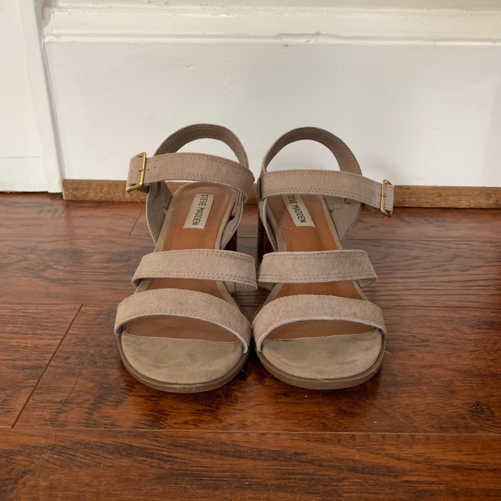 Steve Madden block heeled sandals